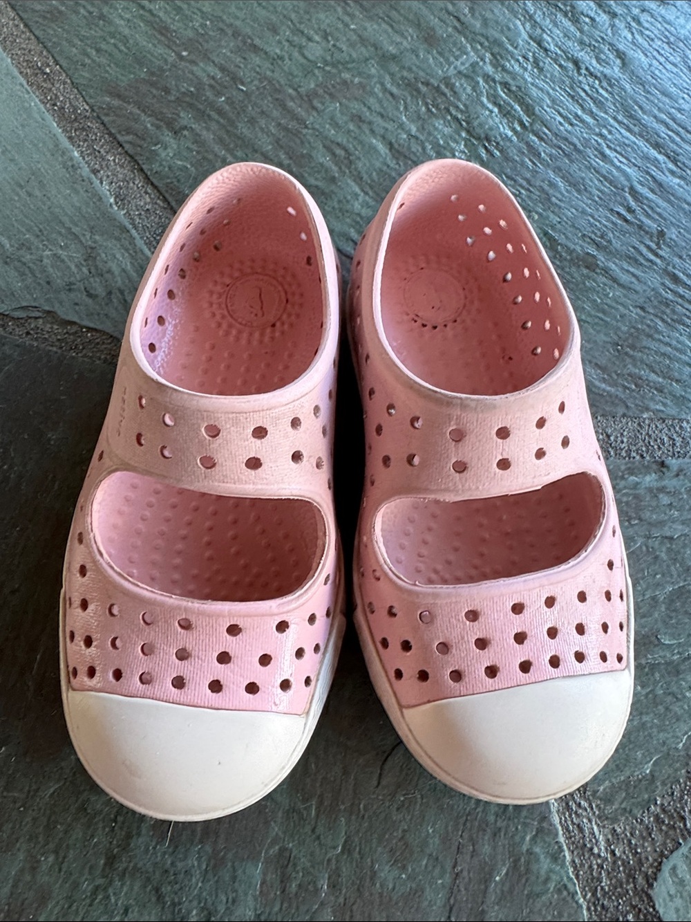 Native Shoes Kids Water Shoe Trio - Pink, Lavender Glitter & Floral - Picture 3 of 9
